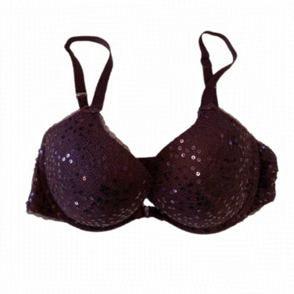 AERIE Scarlet Sequin Push Up Bra